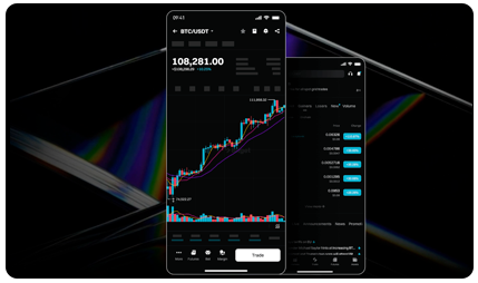 Bitget APP下载二维码与界面